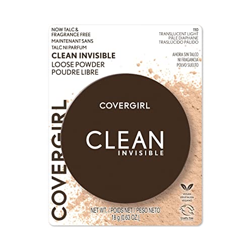 Covergirl Clean Invisible Loose Setting Powder, Translucent Light, 0.63 oz