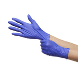 McKesson #14-6N34EC Nitrile Exam Gloves  Powder-Free  Medium  Box of 100 Gloves