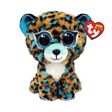 Ty Beanie Boos Cobalt the Leopard Plush Toy, 15 cm