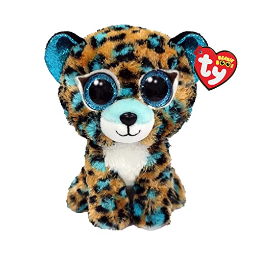 Ty Beanie Boos Cobalt the Leopard Plush Toy, 15 cm