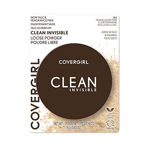 Covergirl Clean Invisible Loose Setting Powder Translucent Fair 0.7 Oz