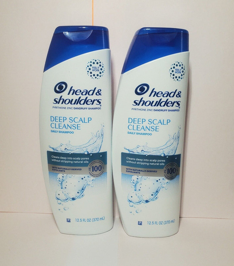 Head & Shoulders Deep Scalp Cleanse Dandruff Shampoo, 12.5 fl oz