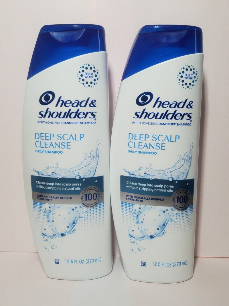 Head & Shoulders Deep Scalp Cleanse Dandruff Shampoo, 12.5 fl oz