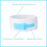 McKesson Foley Catheter Holder With Dual-Locking Tabs Leg Strap 2" X 24" 10ct