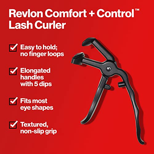 Revlon Comfort + Control Lash Curler - Black