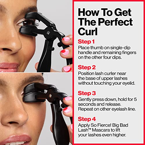 Revlon Comfort + Control Lash Curler - Black