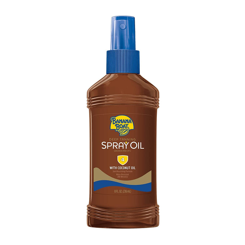 BANANA BOAT DEEP TANNING OIL SPRAY 8 Oz