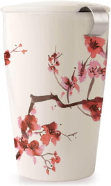 Tea Forte Kati Cup Cherry Blossoms Ceramic Tea Infuser