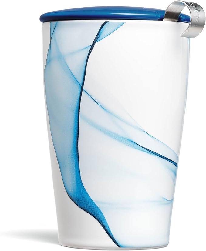 Taza de té de té forti kati bleu