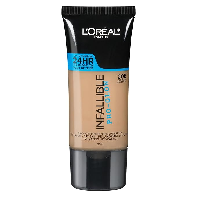 Loreal Infallible Pro-Glow SPF Liquid Foundation 1.0oz