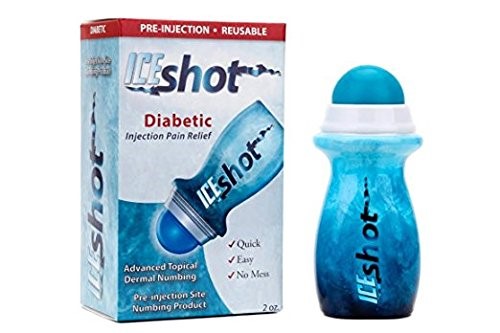 IceShot Pre-Injection Pain Relief Sticks for Diabetic Injections