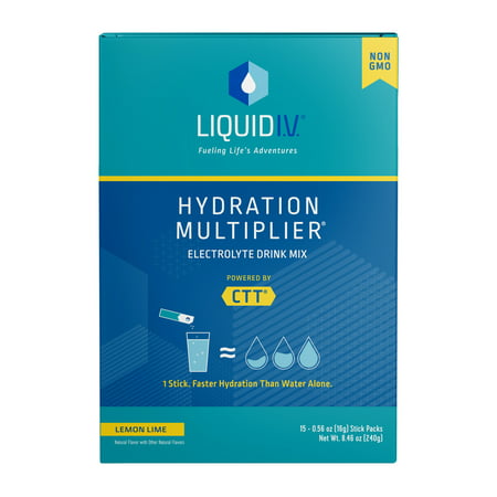 Liquid I. V. Hydration Multiplier Powdered Electrolyte Drink Mix - 15 Pack