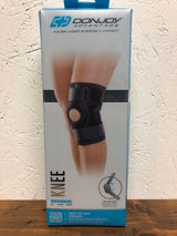 DonJoy Stabilizing Hinged Knee Wrap, Large/Extra Large, Black