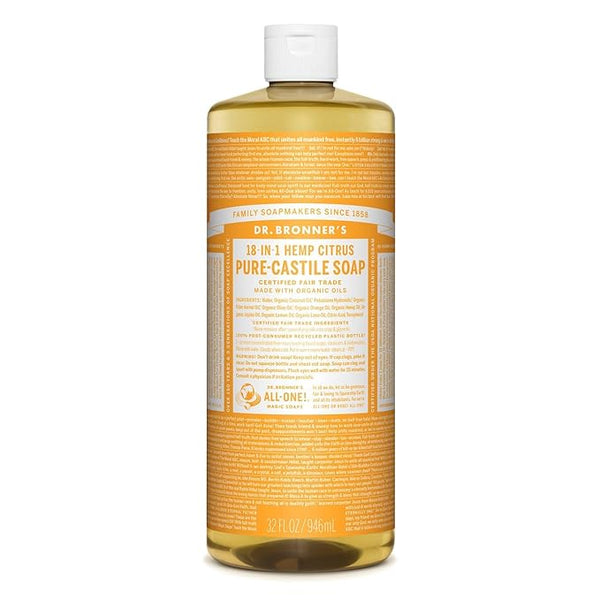 Dr.Bronners Liquid Soap Citrus orgánico 32oz