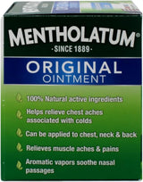 Mentholatum Ointment Aromatic Cold Care 3Oz