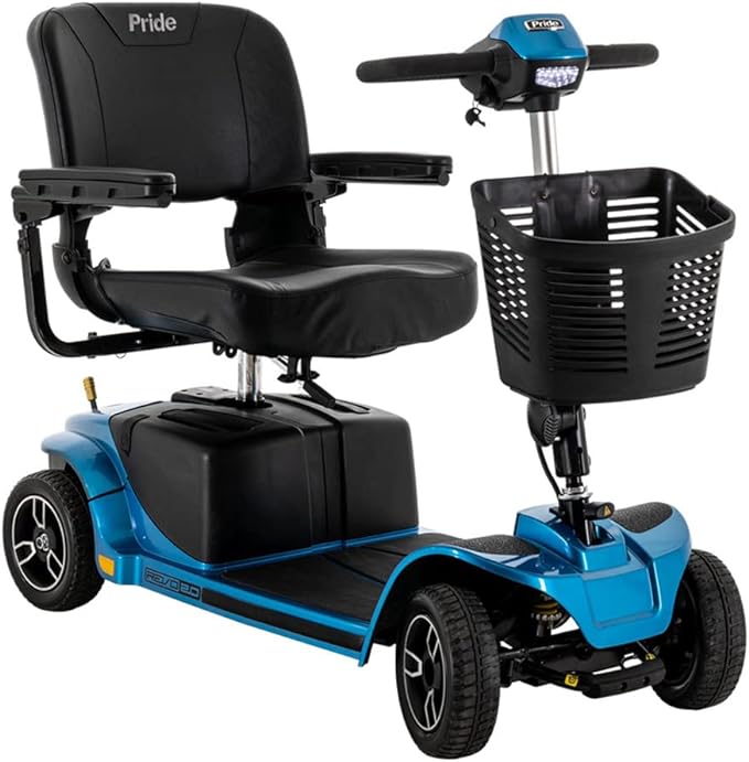 Pride Mobility Scooter 4 Wheel Revo Blue S67