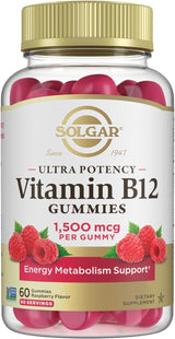 Solgar Ultra Potency Vitamin B12 1500 mcg Gummies 60 ct