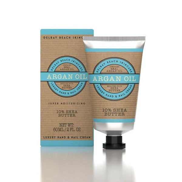 Delray Beach Skin Care Hand & Nail Cream With Argan Oil 2.02oz