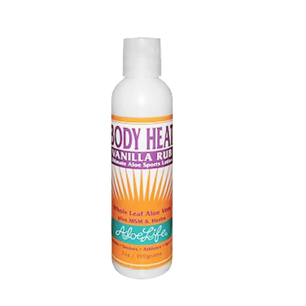 ALOELIFE BODY HEAT VANILLA RUB 8OZ