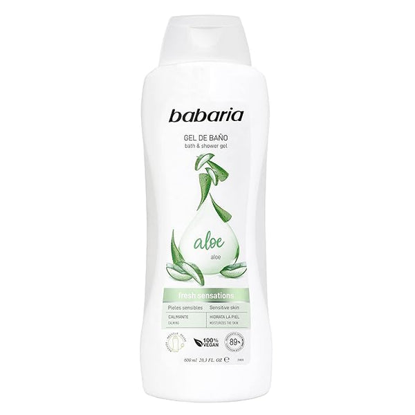 Babaria Bath & Shower Gel con aloe 600ml
