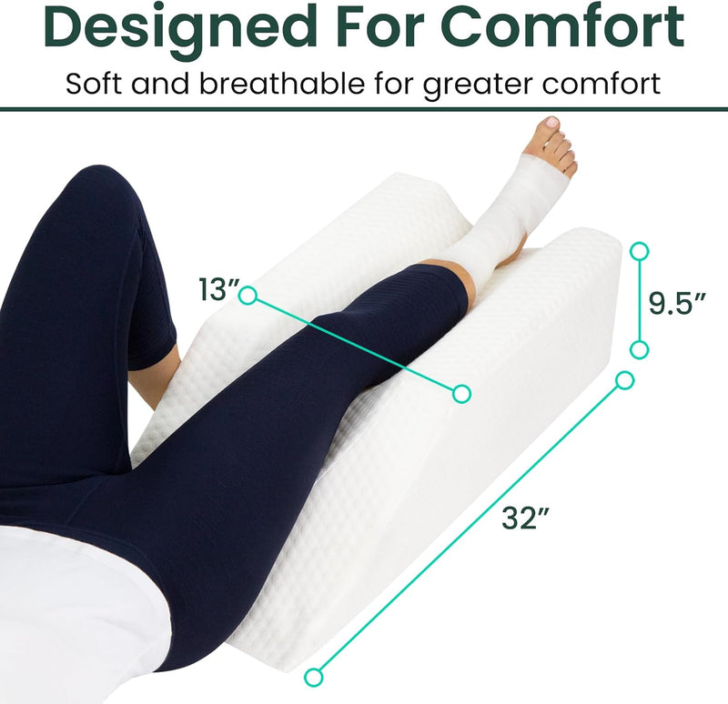 Vive Healt Extra Comfort Knee Pillow White