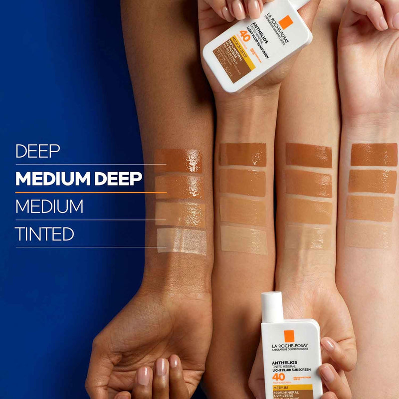 La Roche-Posay Anthelios Tinted Sunscreen SPF 40+, Broad Spectrum SPF + Antioxidants