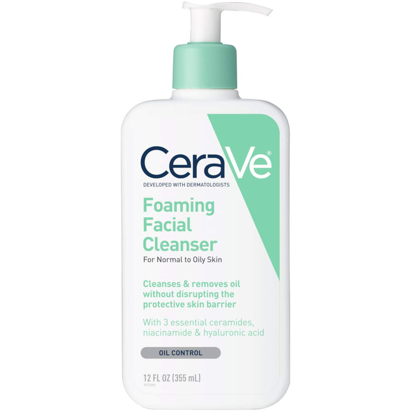 CERAVE FOAMING FACIAL CLEANSER 12 Oz