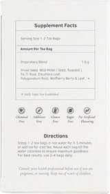 Health King Regeneración de cabello Bolsas de té de hierbas 20