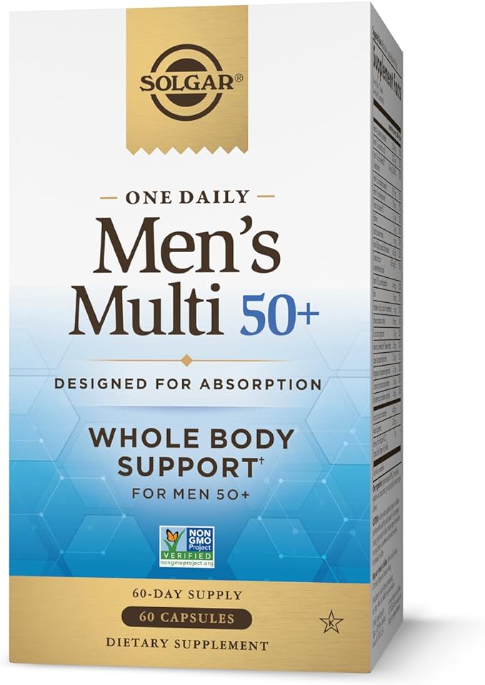 Solgar One Daily Men Multi 50+ Capsules 60ct