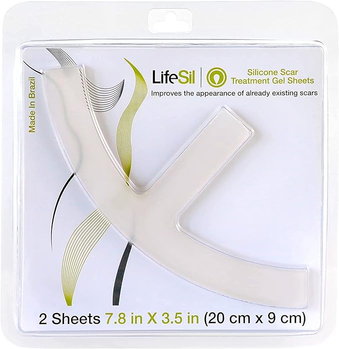 Lifesil Silicona SCAR TATMENT GEL HOJA 2CT 7.8 "x 3.5"