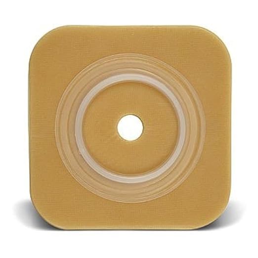 Convatec Natura Durahesive Wafer 1-3/4 "Brida, 4" x 4 "10ct