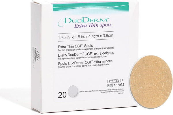 Convatec DuoDERM Extra Thin Control Gel Formula 1.75" x 1.5" 187932