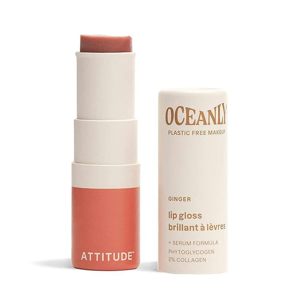 Attitude Oceanly Lip Gloss Ginger 0.12oz