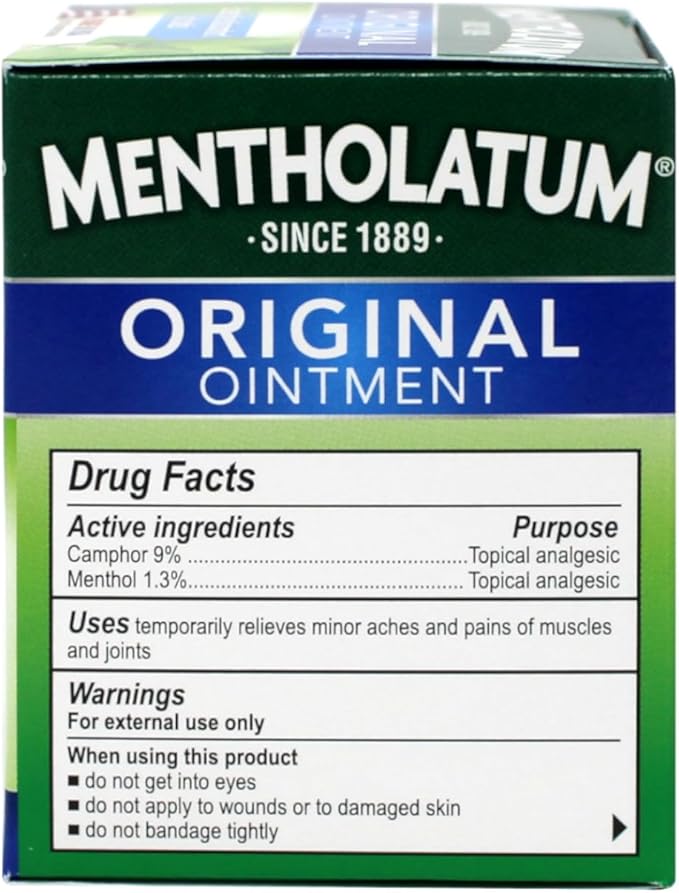 Mentholatum Ointment Aromatic Cold Care 3Oz