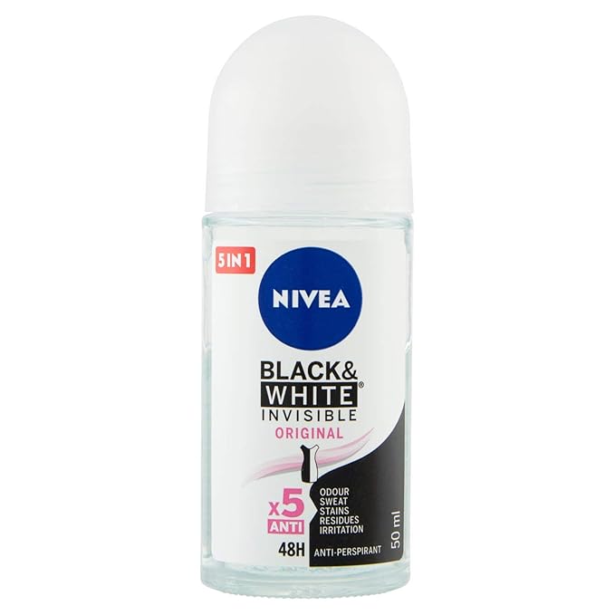 Nivea Roll On Invisible Black & White Original Deodorant 50ml