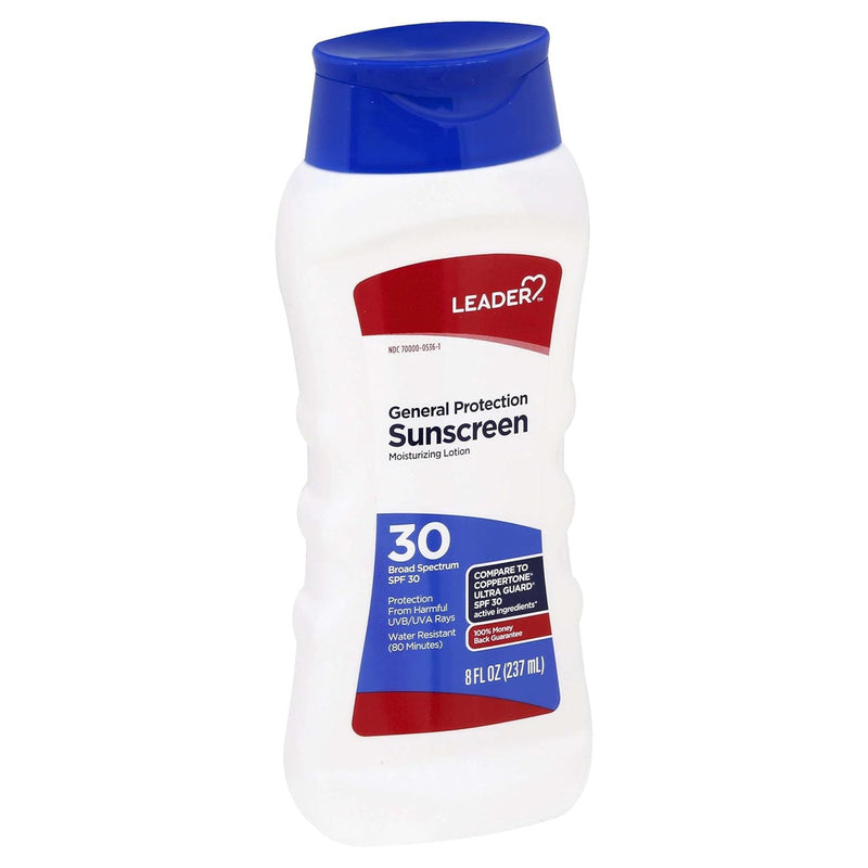 Leader Sunscreen Spf 30 Moisturizing Lotion 8oz