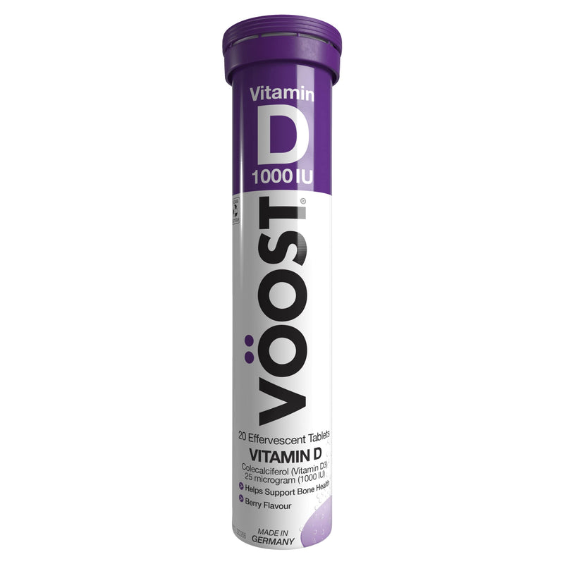 Voost Vitamin D3 Black.Peach efervescent 20 tabletas