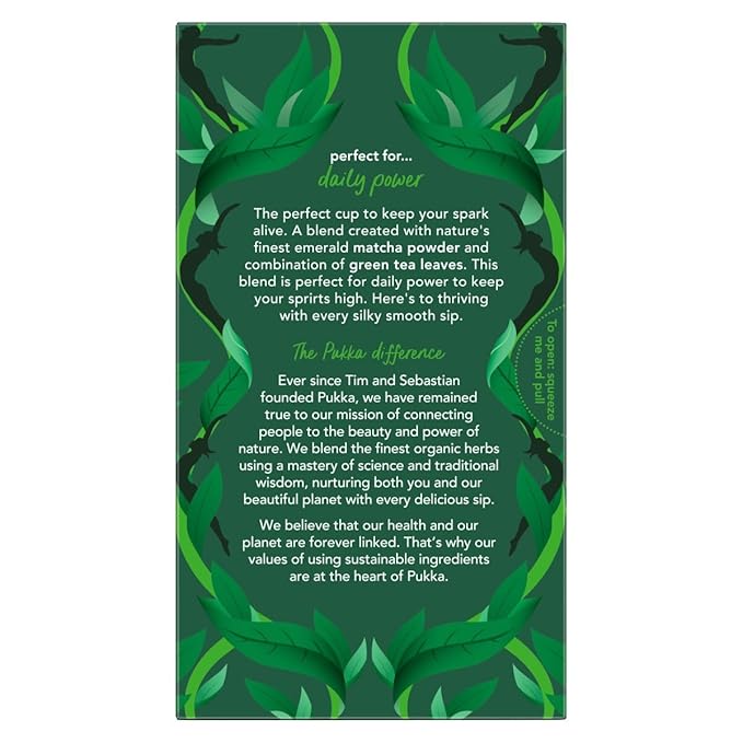 Pukka Supreme Matcha green Satchets 20ct