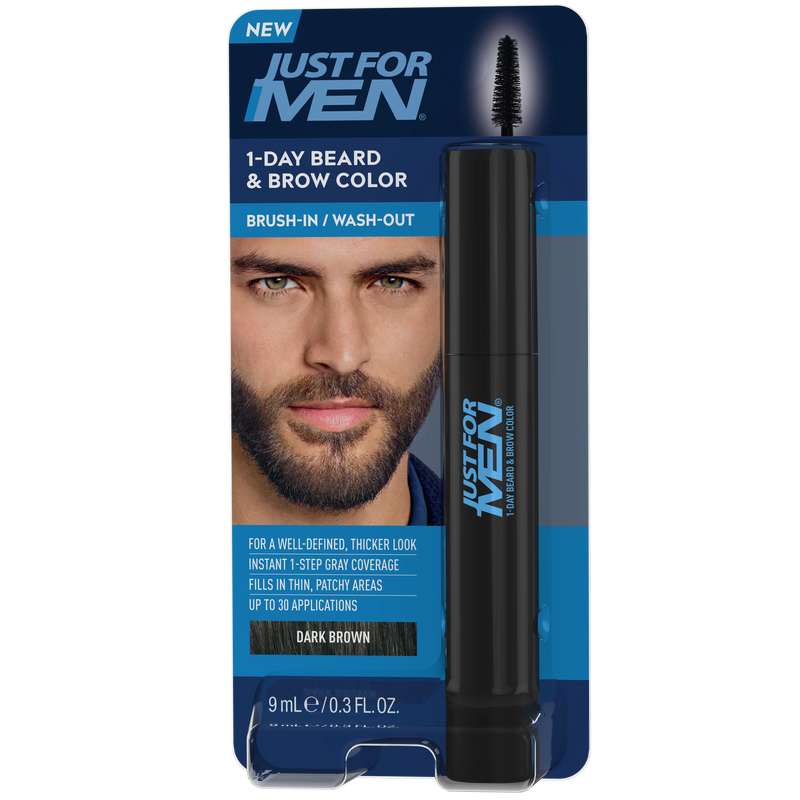 JUST FOR MEN 1 DAY BEARD DARK BROWN 9ML