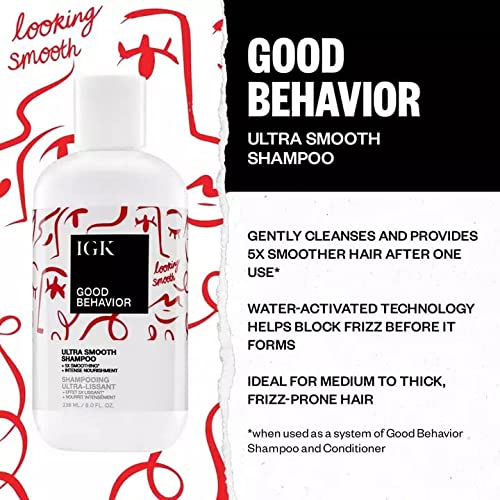 IGK Good Behavior Shampoo 236ml Pack of 1