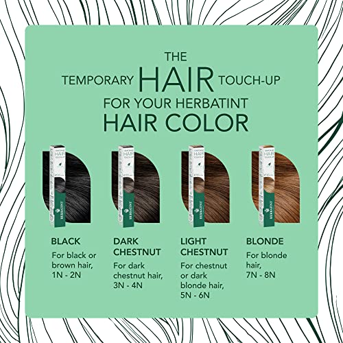 Herbatint Temporary Hair Touch-up Dark Chestnut 0.33 Oz