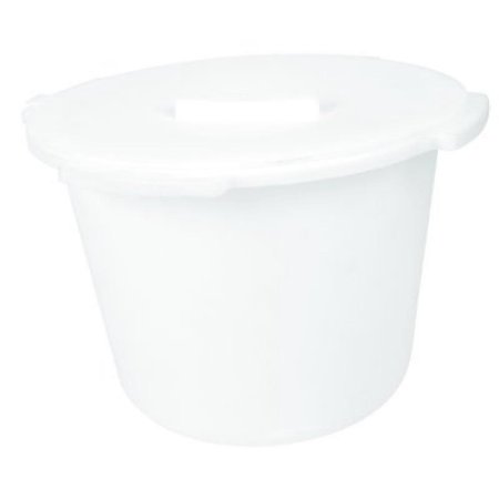 Carex Commode Bucket with Lid B359-C0, 9 qt