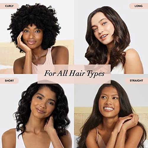 Kitsch Satin Heatless Curling Set Roller & 2 Scrunchies Charcoal