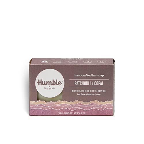 Humble Brands Bar Soap – Patchouli & Copal, 4 oz