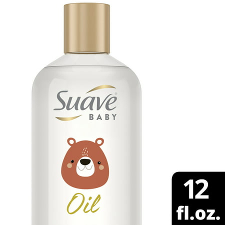 Suave Baby Moisturizing Baby Oil with Coconut Oil  Chamomile & Shea Butter  All Skin Types 12 Oz