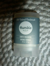 Humble Brands Natural Deodorant, Travel Size, 0.35 oz