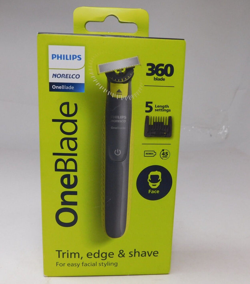 Philips Norelco OneBlade 360 Face Hybrid Electric Trimmer & Shaver, QP2724/70