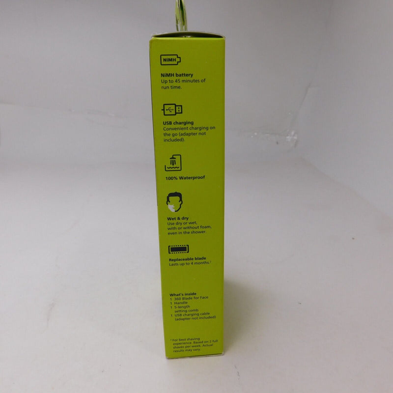 Philips Norelco OneBlade 360 Face Hybrid Electric Trimmer & Shaver, QP2724/70