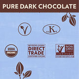 Beyond Good Chocolate | 60% Pure Dark Chocolate Melts, 7oz Pack | Gluten Free, USDA Organic, Direct Trade, Vegan, Kosher, Non-GMO | Single Origin Ugan