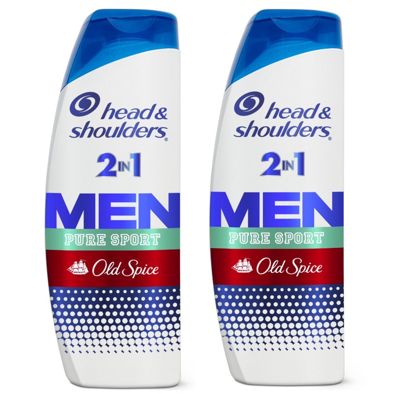 Head & Shoulders Old Spice Pure Sport Men's Anti-Dandruff 2-in-1 Shampoo and Conditioner 12.5 oz